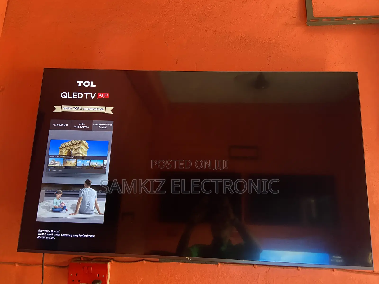 TCL Qled TV With Google TV and Game Master Pro
