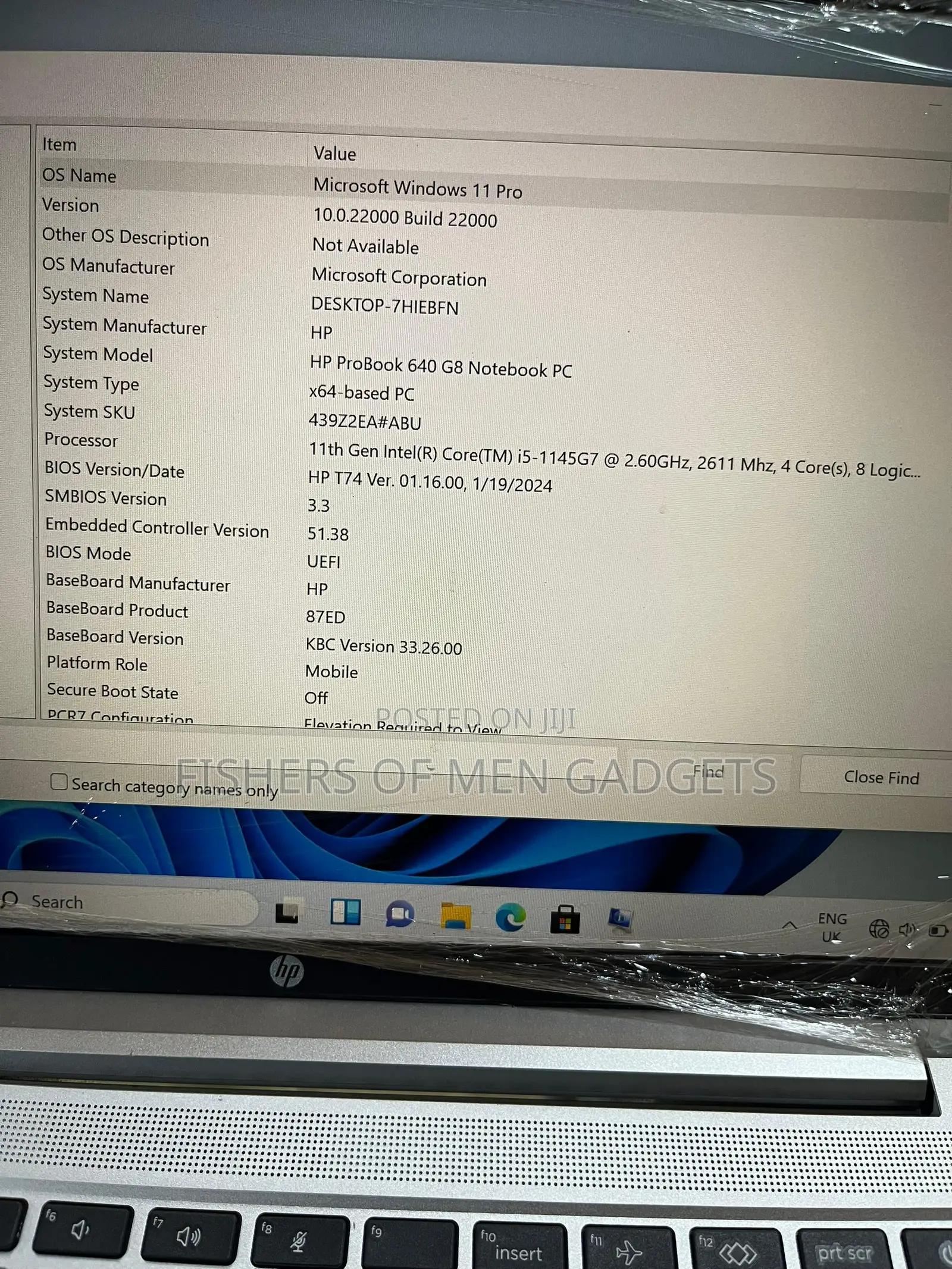 New Laptop HP ProBook 640 G8 16GB Intel Core I5 SSD 256GB