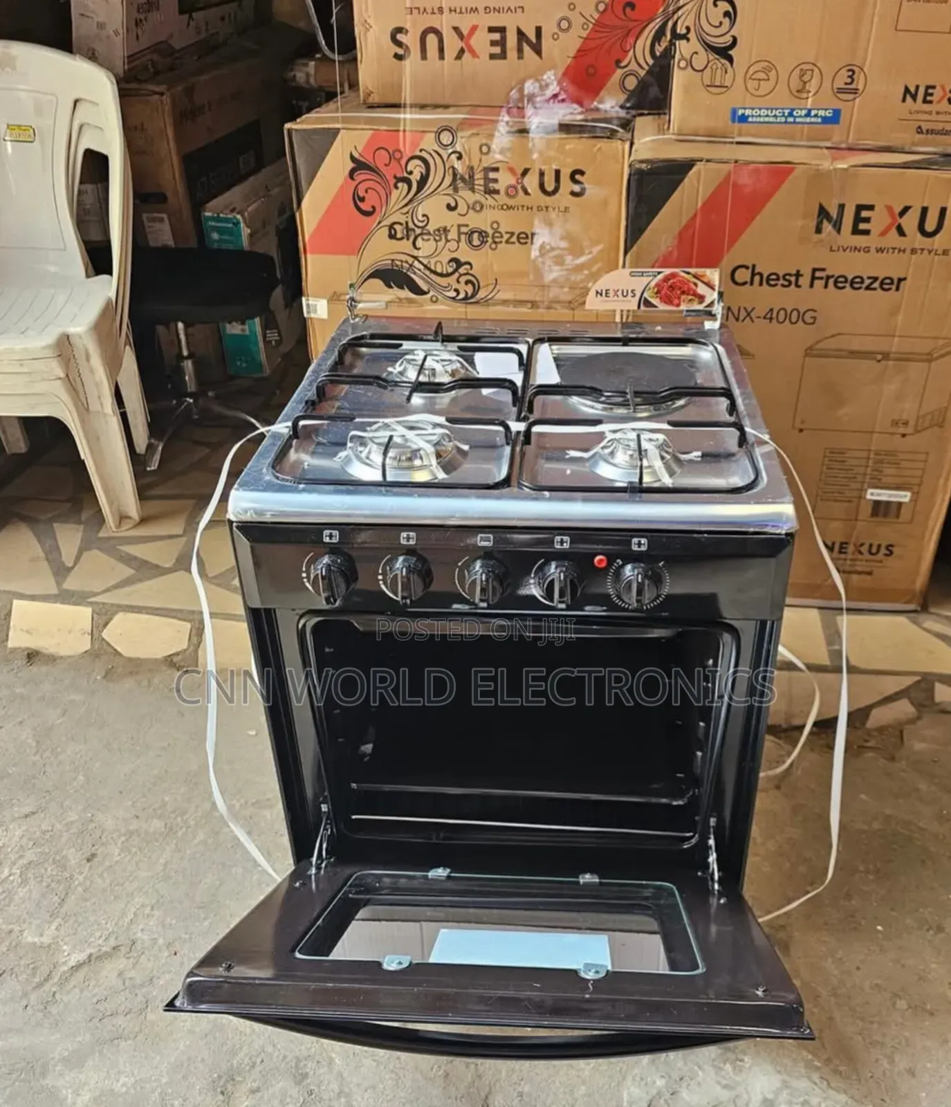 Nexus Standing Gas (3+1) Oven Automatic Ignition Blue Flame