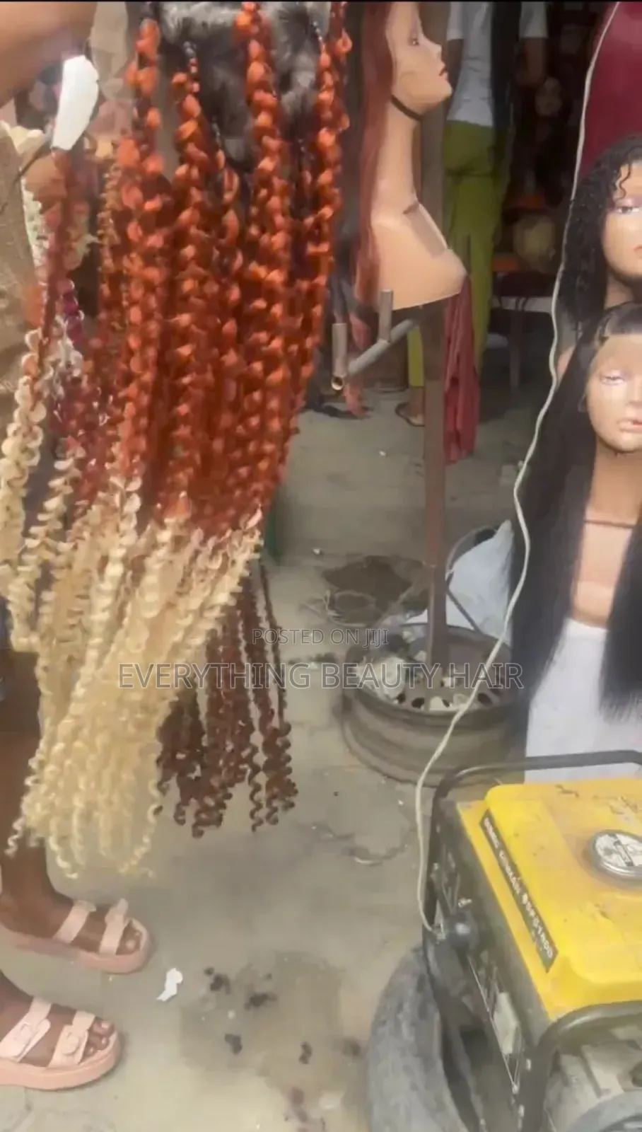 Two Tone Butterfly Braided Wig