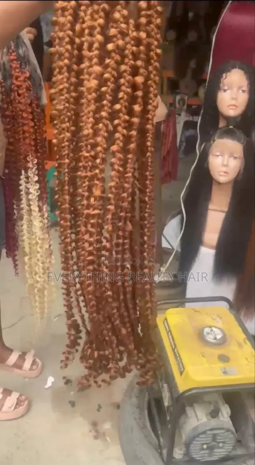 Two Tone Butterfly Braided Wig