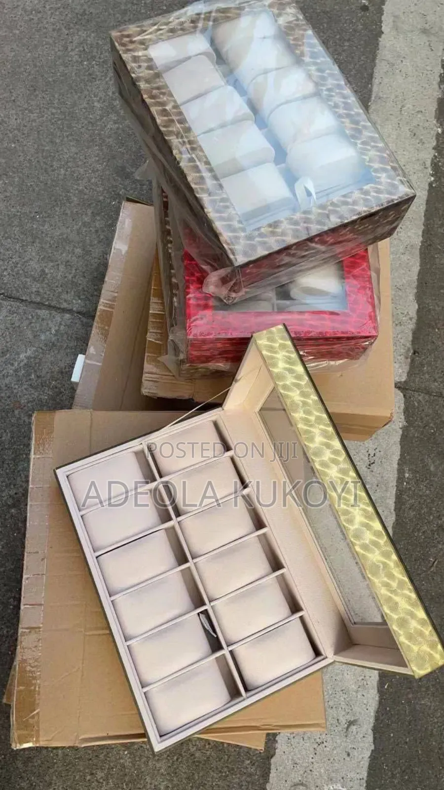 6 and 12 Slot Wristwatch Box