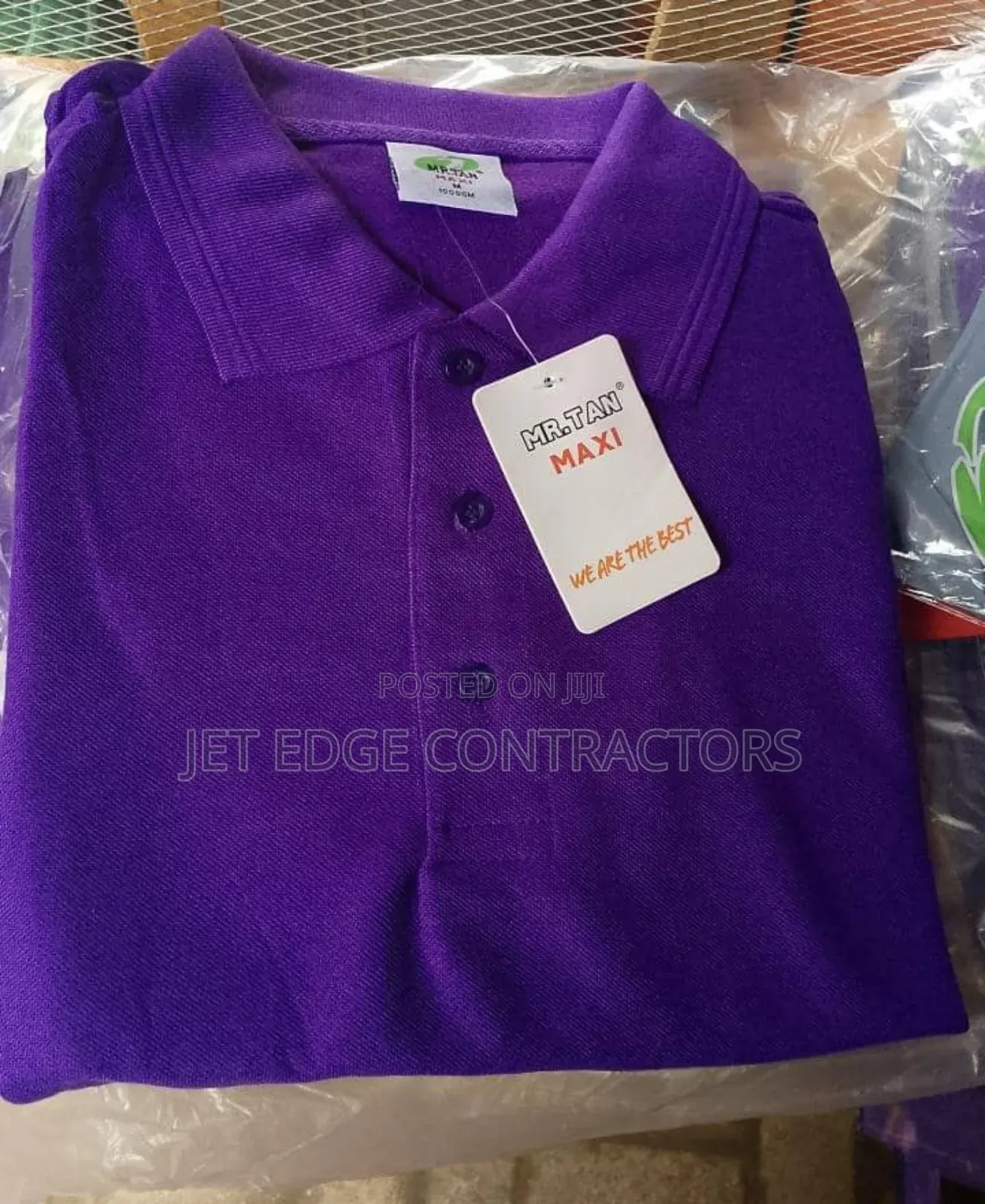 Purple Collar Shirt