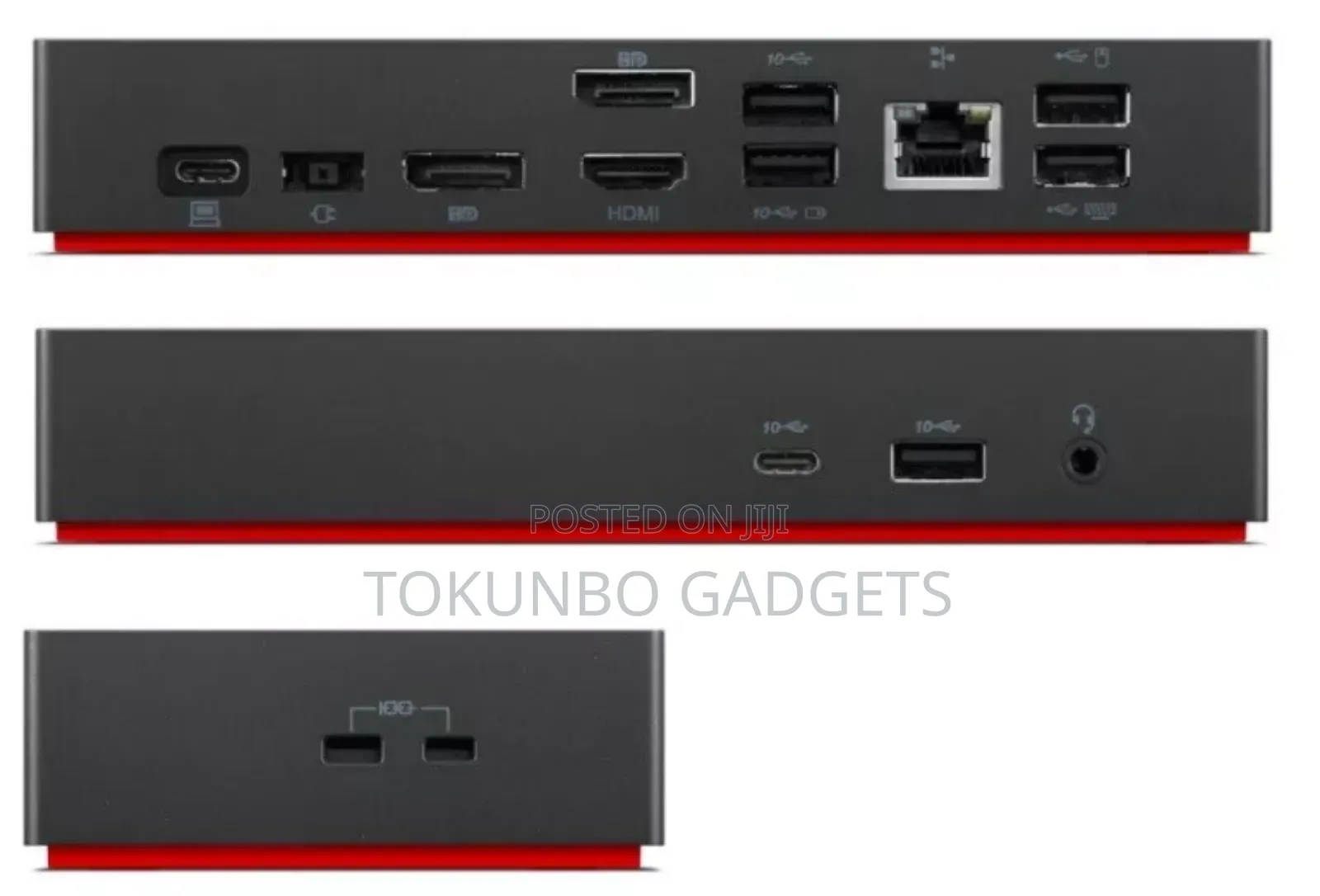 Lenovo Thinkpad Usb-C Dock Gen 2 With Complete Accessories