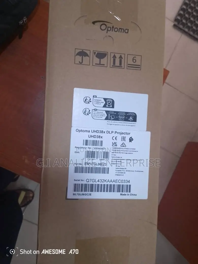 Optoma Uhd38x UHD Next Generation Entertainment Projector