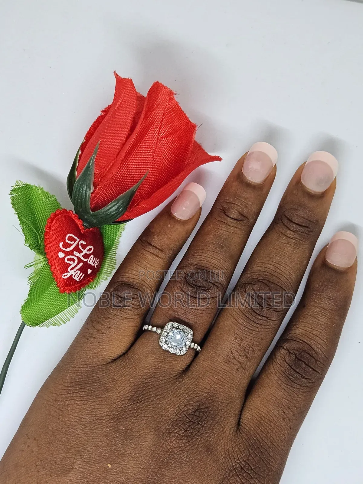 Silver Promise/Proposal Non Tarnish Rings