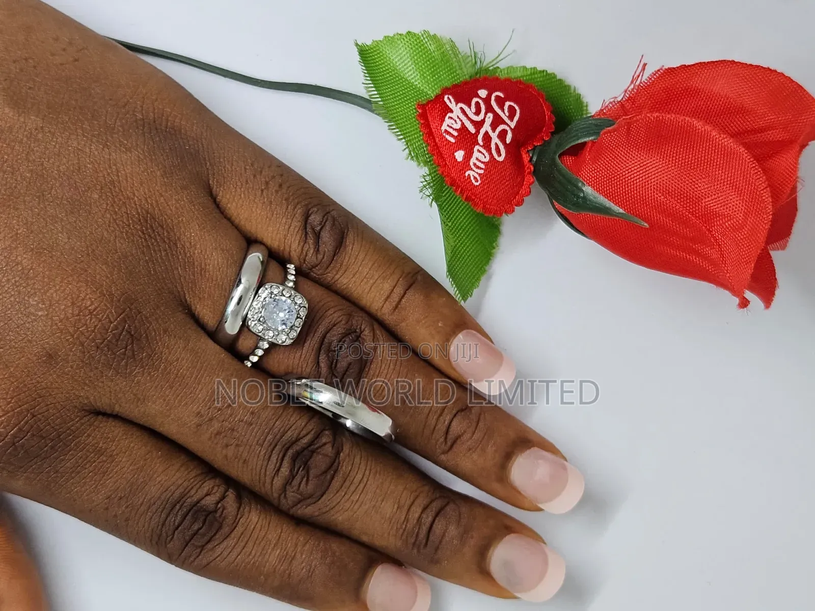 Classic Steel Silver Wedding Rings