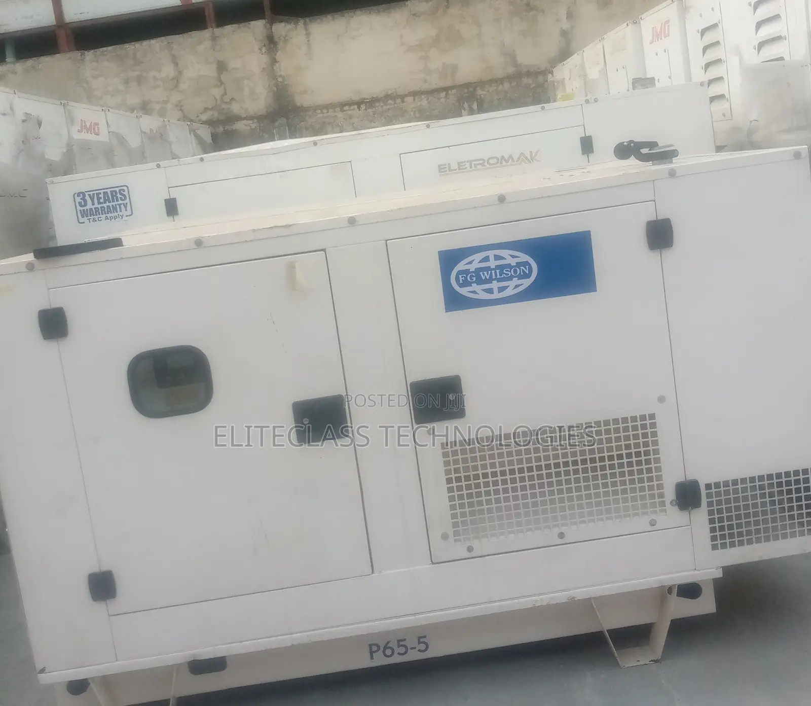 P65-5 FG Wilson 65kva Diesel - 3 Phase Perkins Powered