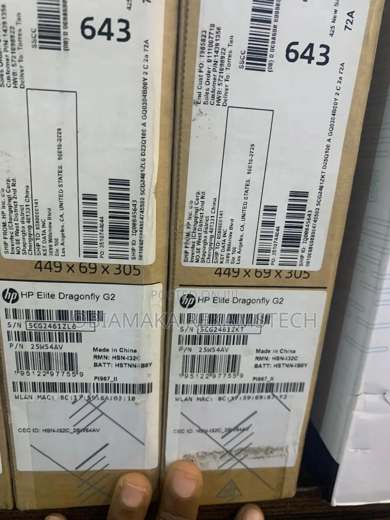 New Laptop HP Dragonfly G2 16GB Intel Core I5 SSD 256GB