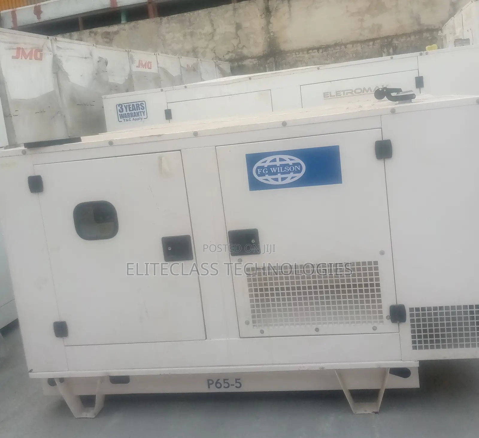 65kva FG Wilson Soundproof Generator P65-5