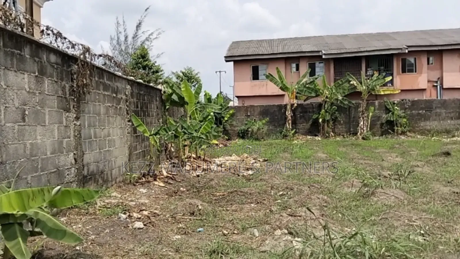 For Sale: 31⁄2 Fenced Plots Behind Ops Akwaka, Rumuodomaya