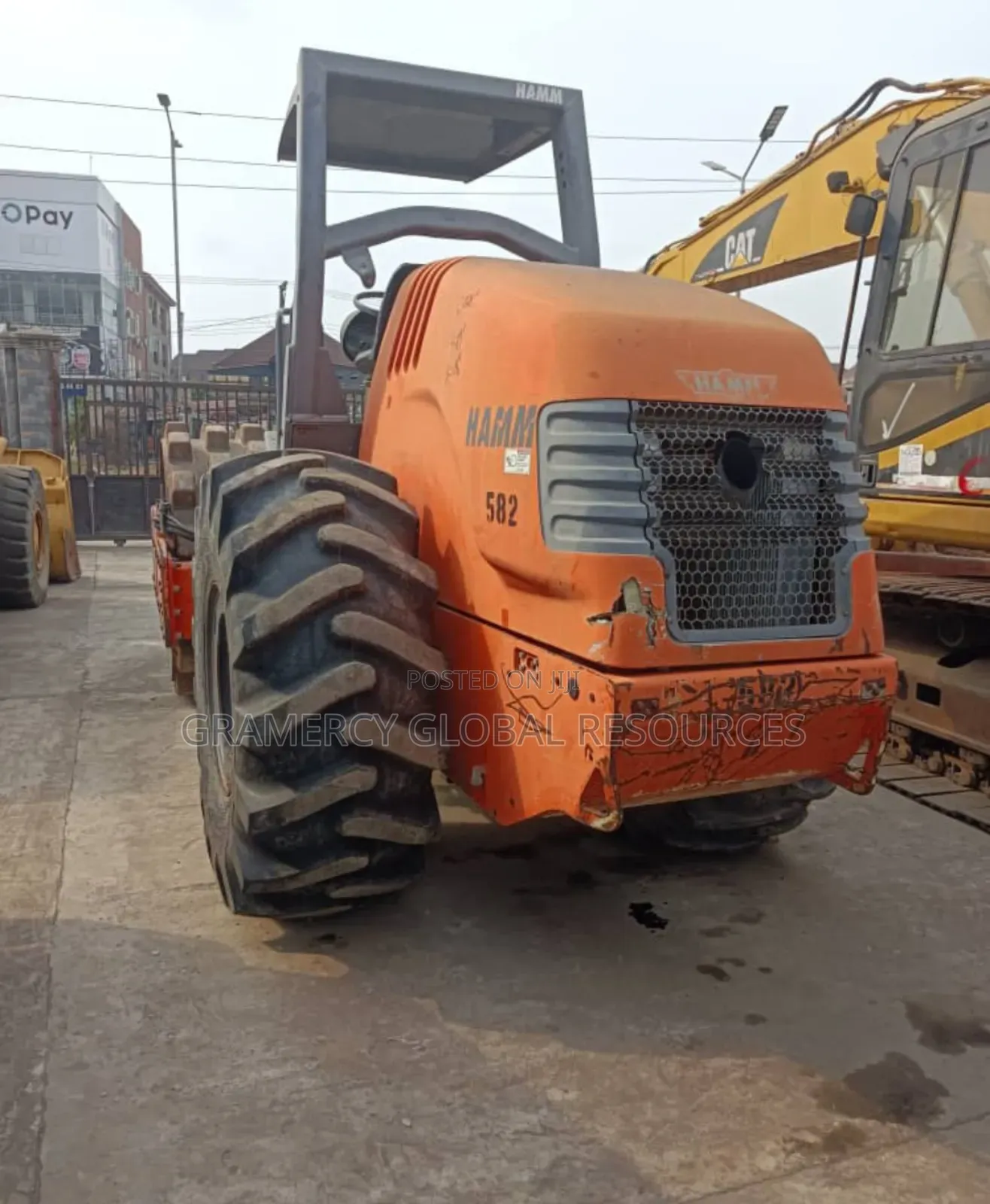 Foreign Used Road Roller With Sheep Foot