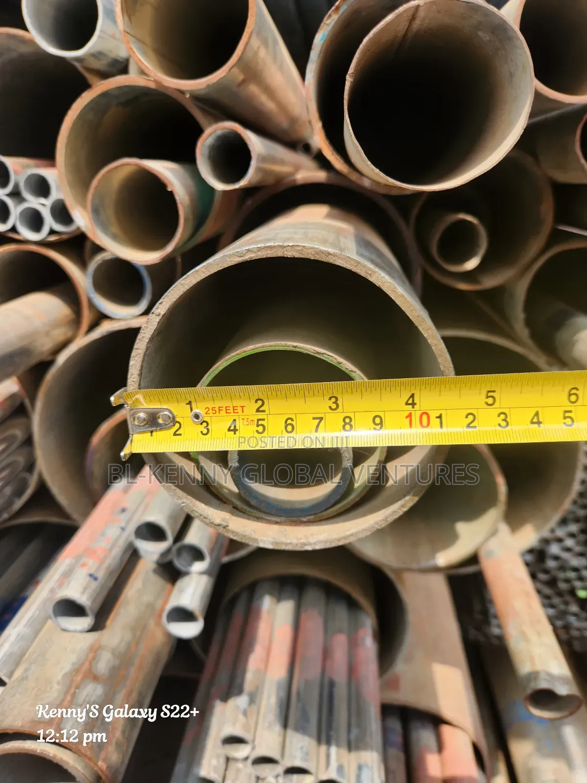 4"X4mm Galvanized Pipe ( Complete 4mm )