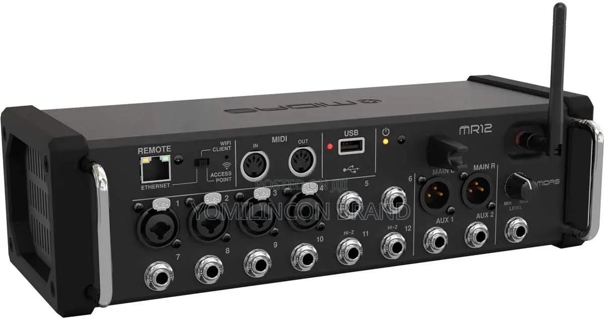 Midas 12-Input Digital Mixer for iPad Tablets.