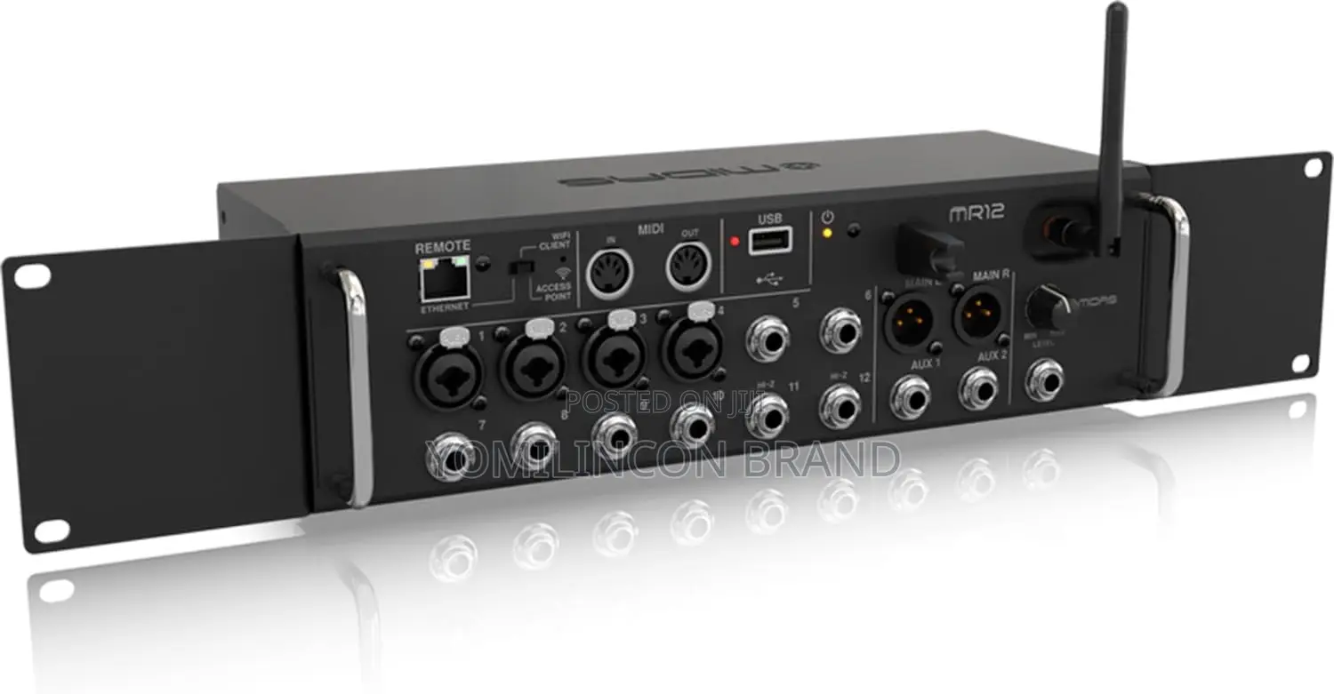 Midas 12-Input Digital Mixer for iPad Tablets.