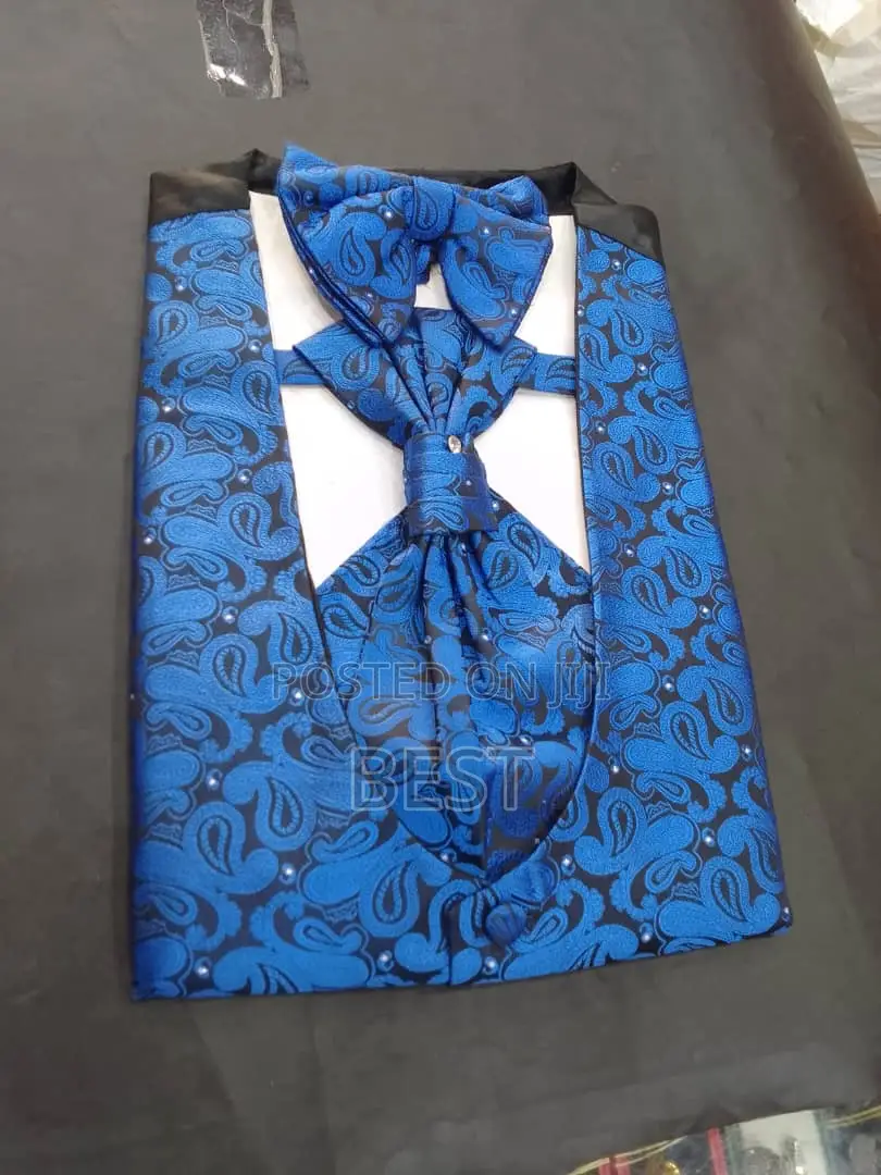 Complete Set Inner Designed Waistcoat Jacket for Men of Clas