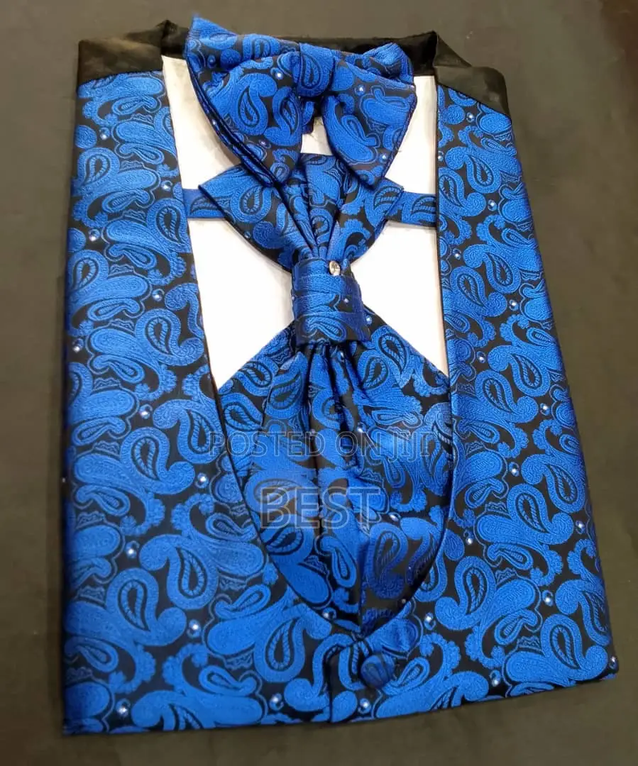 Complete Set Inner Designed Waistcoat Jacket for Men of Clas