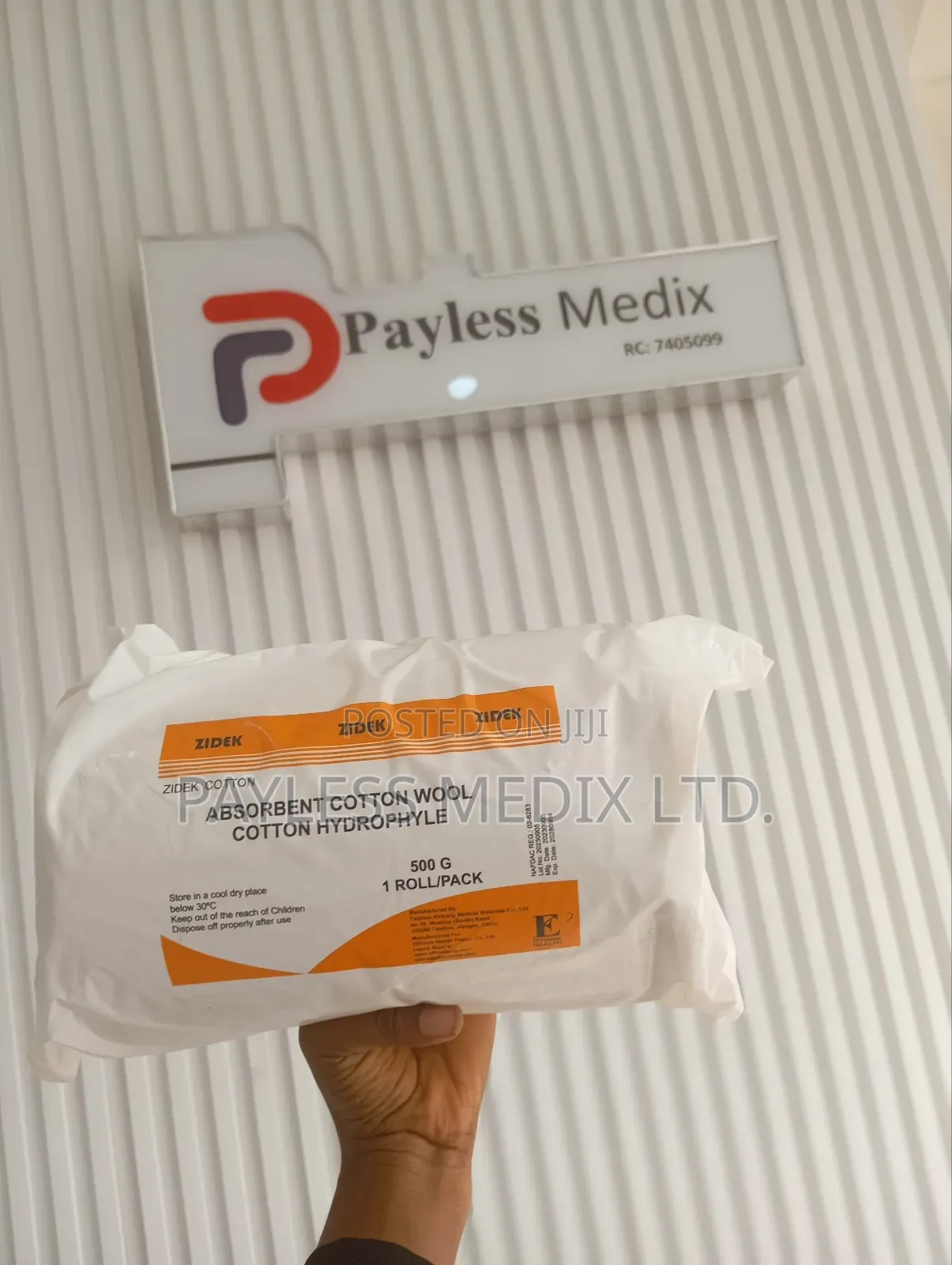 Zidek Absorbent Cotten Wool (Hydriophyle)