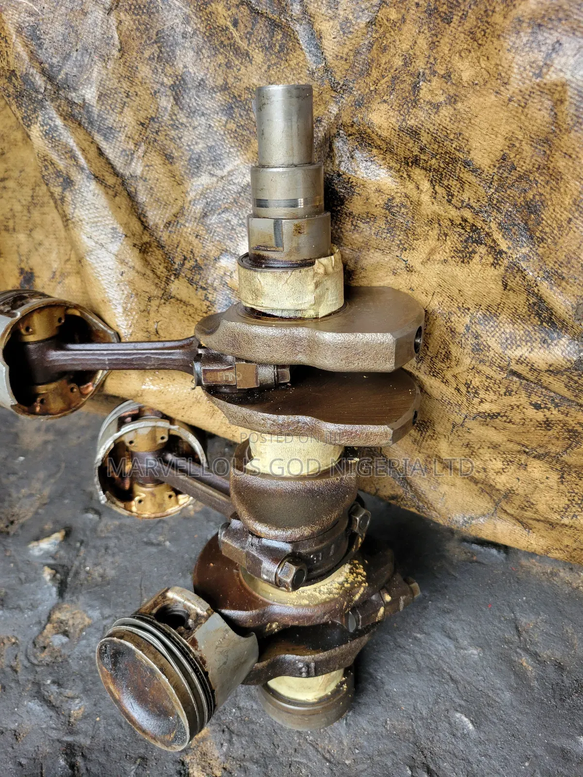 Direct Tukumbo Crankshaft and Piston Suzuki Double Belt
