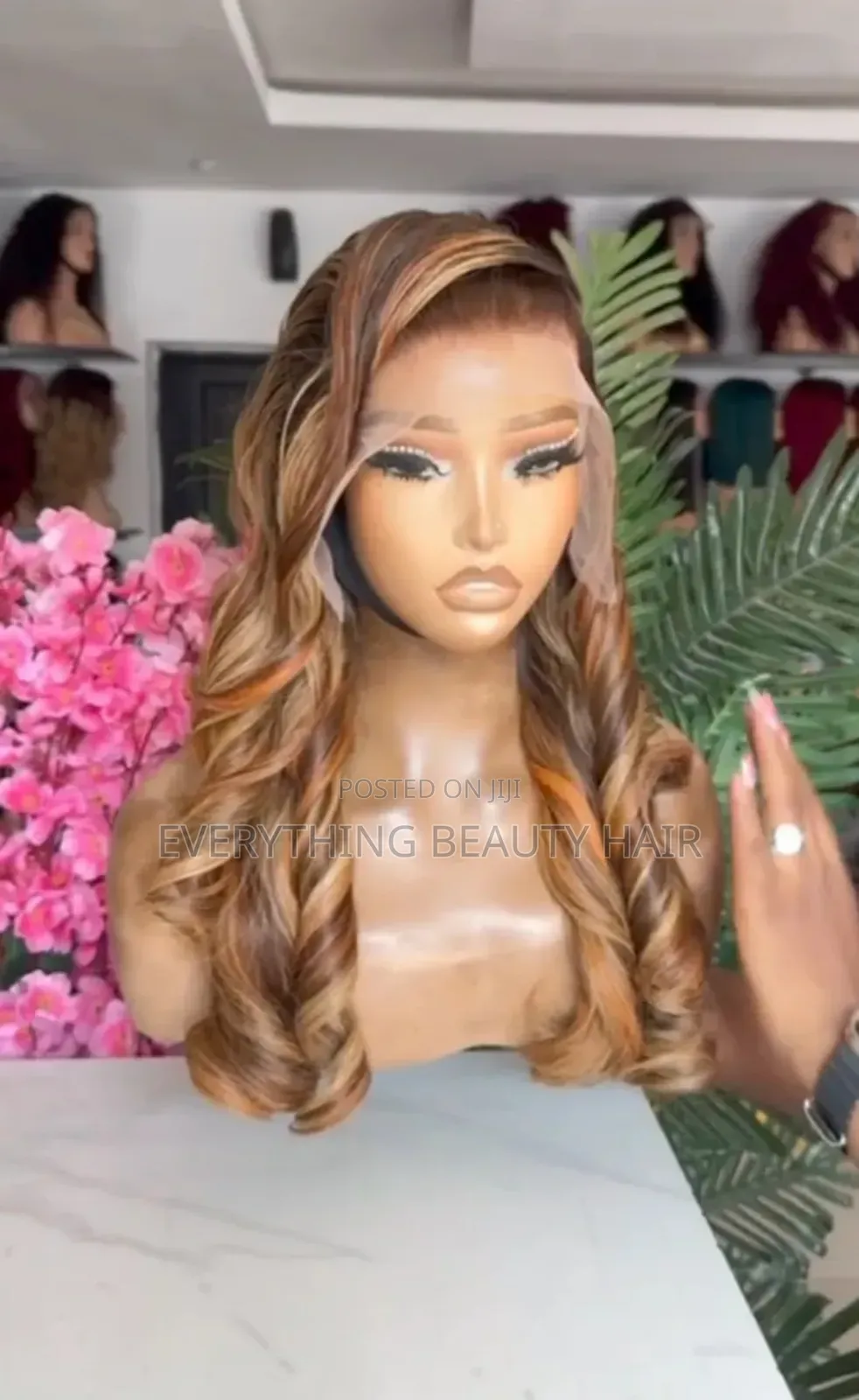 Full Frontal Customized Colour Human Hair Bounce