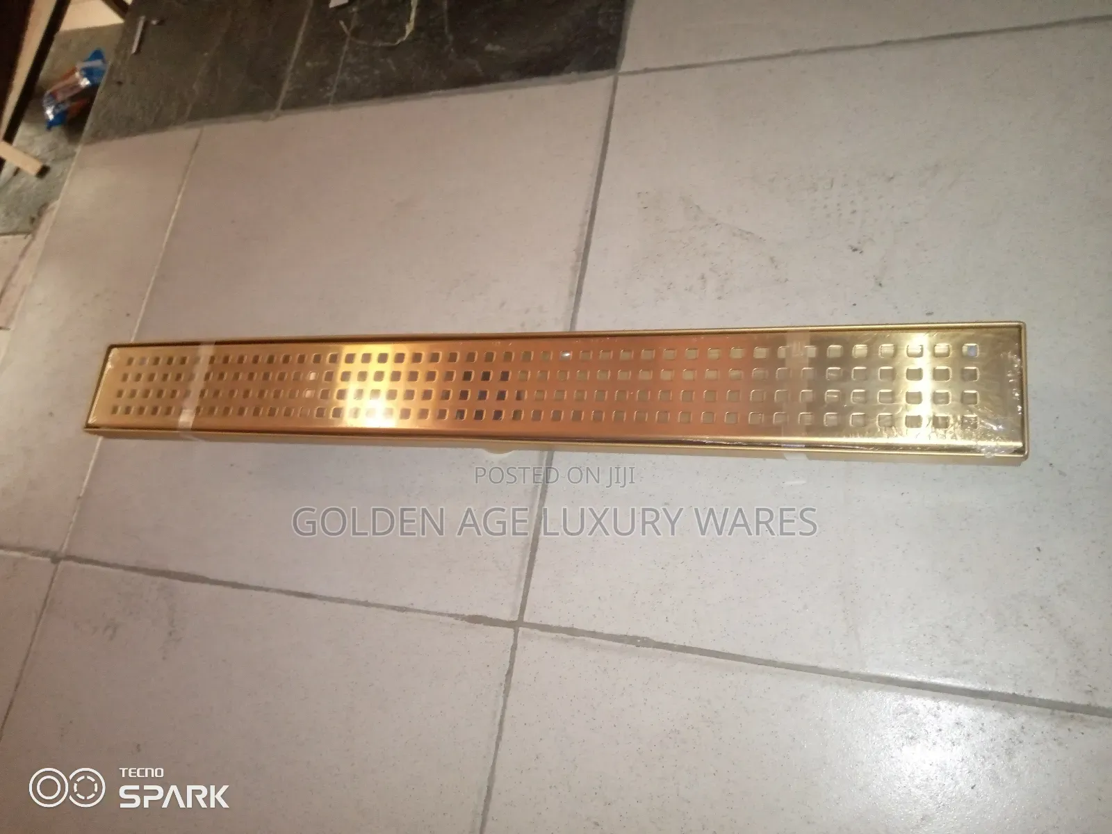 400mm Gold Floor Drain (40cm)