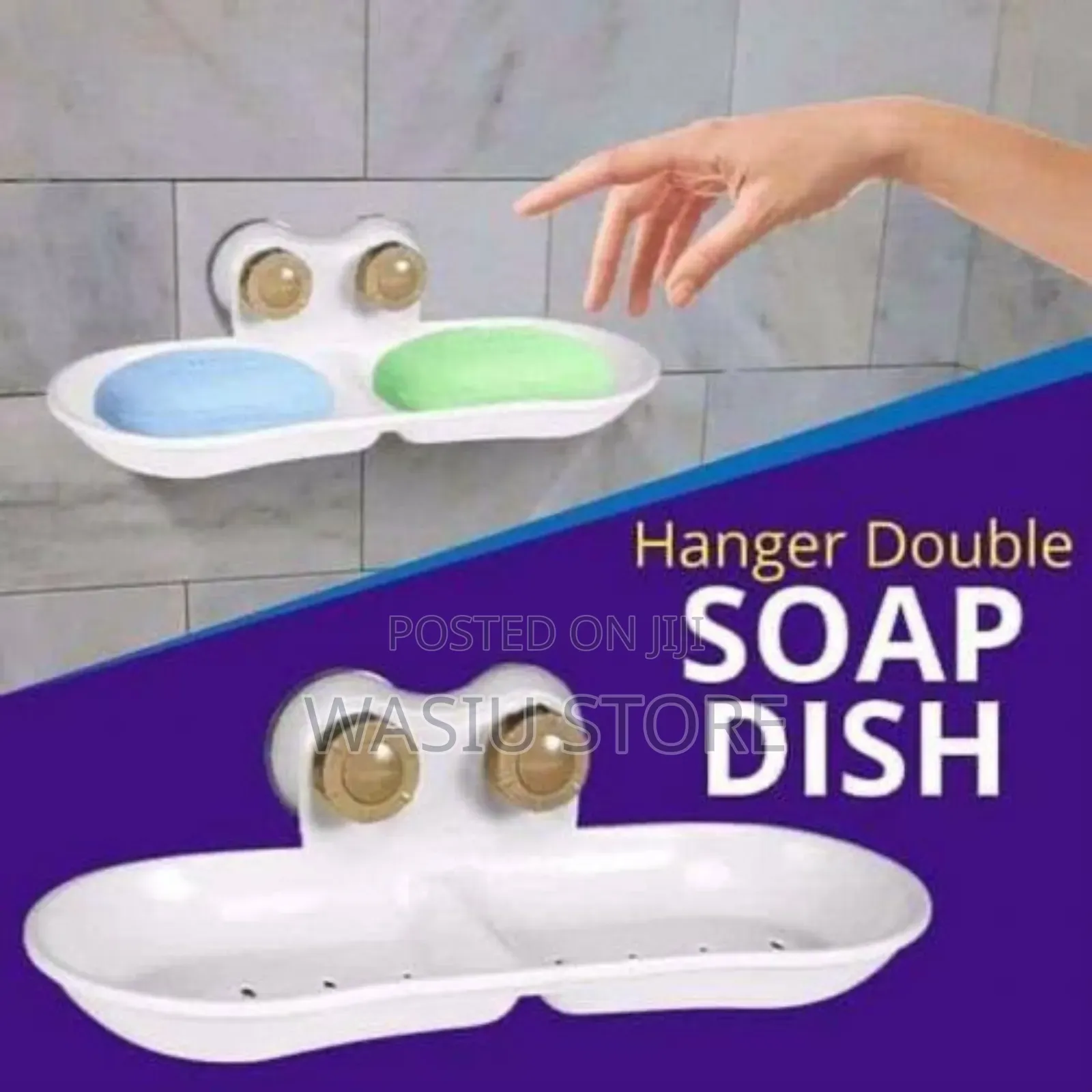 Wall Attachable Hanger for Soap - Double Box