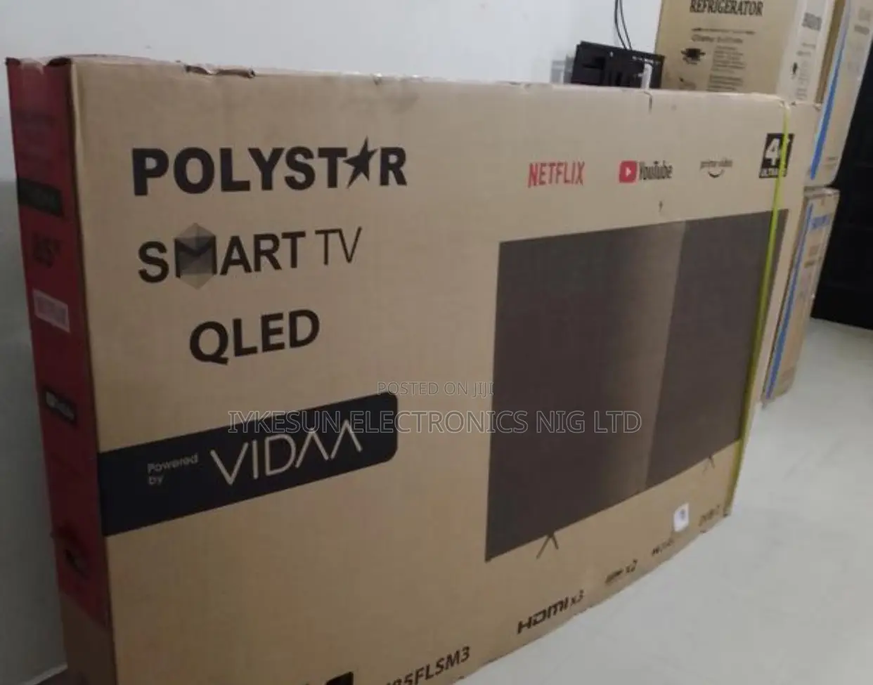 Original Brand New Polystar 85” QLED 4KUHD Smart Bluetooth