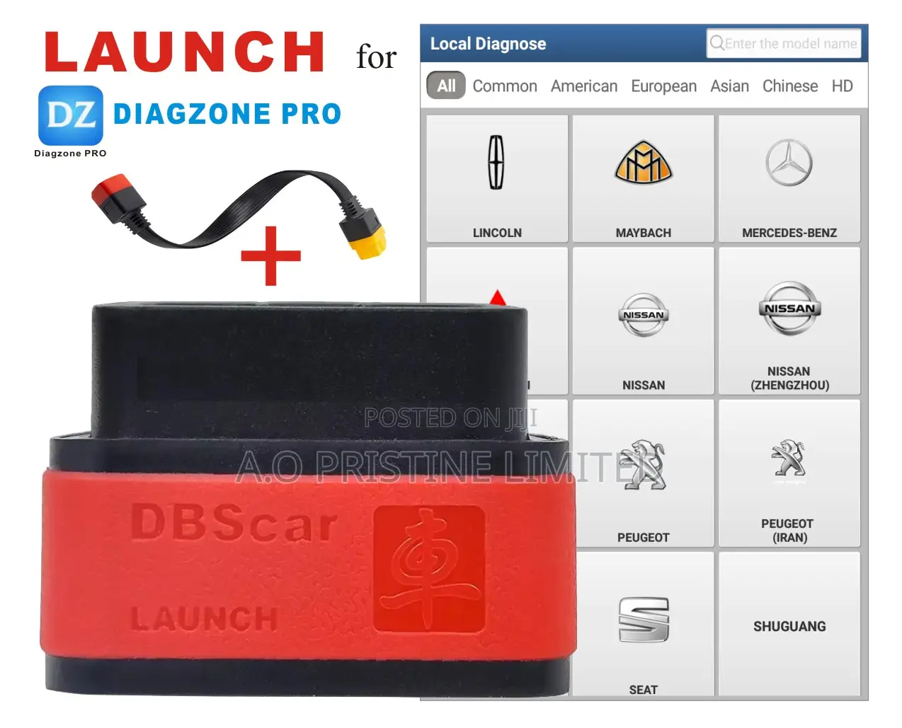 Launch Dbscar for Diagzone Pro