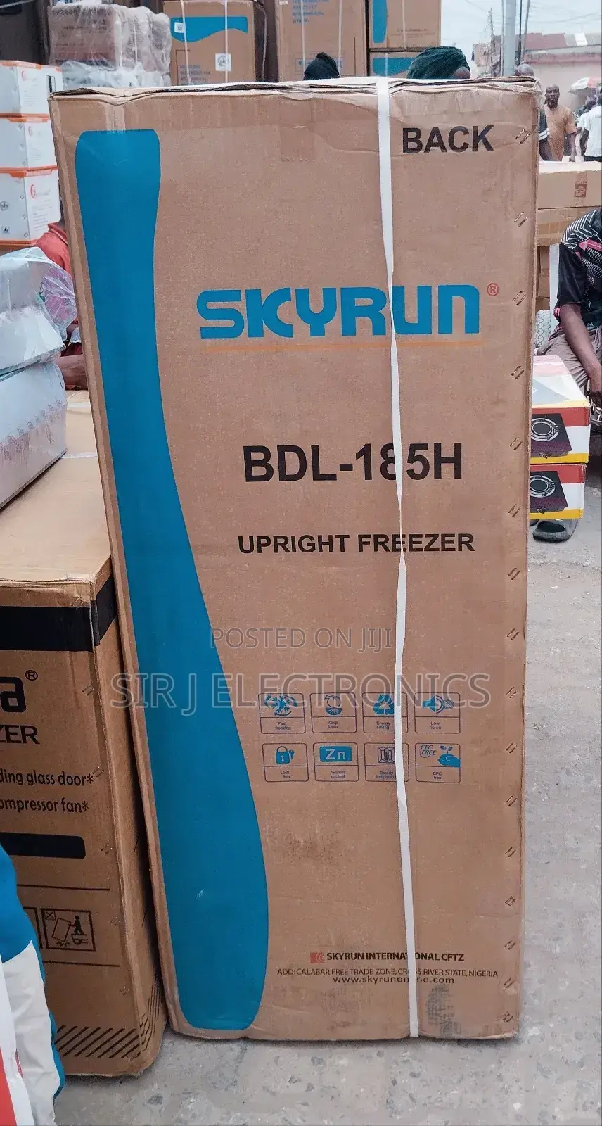Original Skyrun Single Door Upright Standing Freezer
