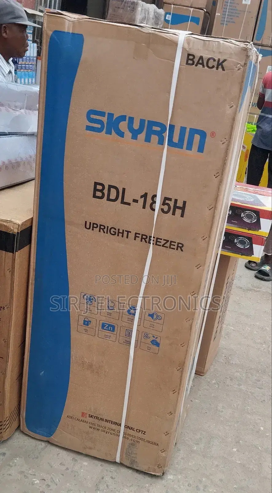 Brand New Skyrun Standing Upright Freezer ( Single Door)