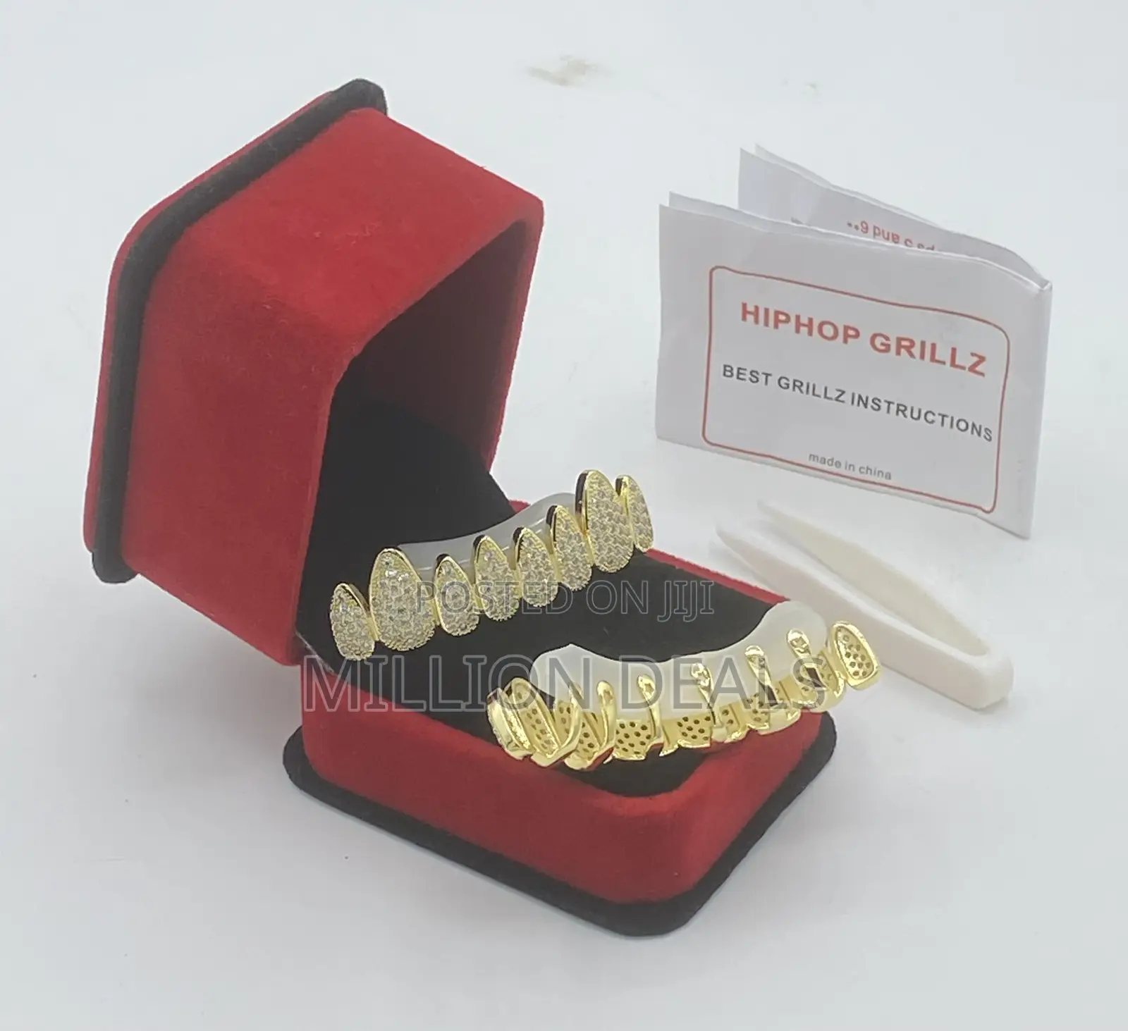 Iced Stones Gold Men’S Teeth Grills