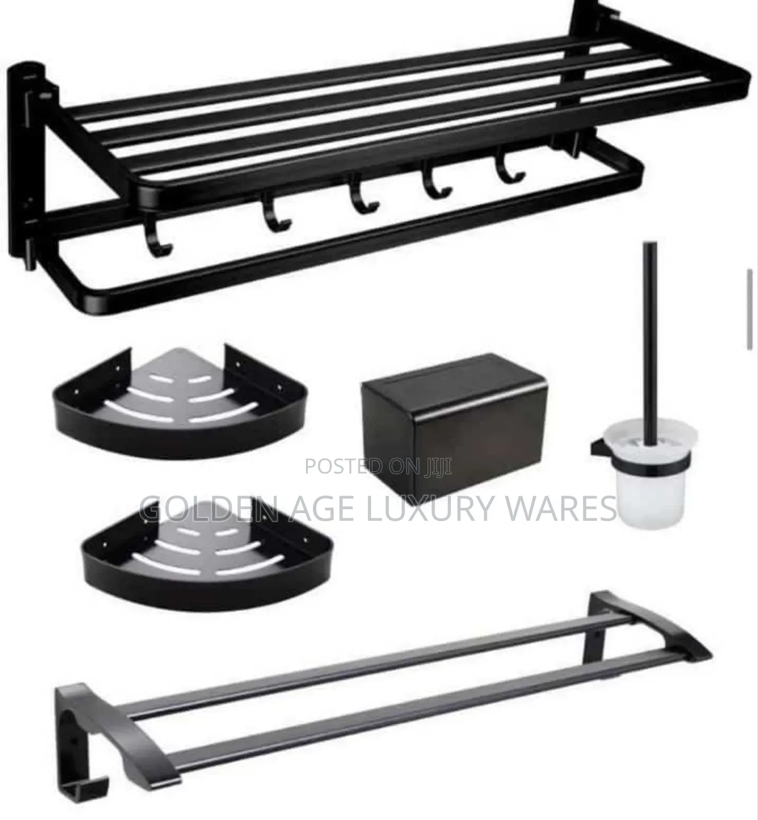 6 Sets Bathroom Accessories
