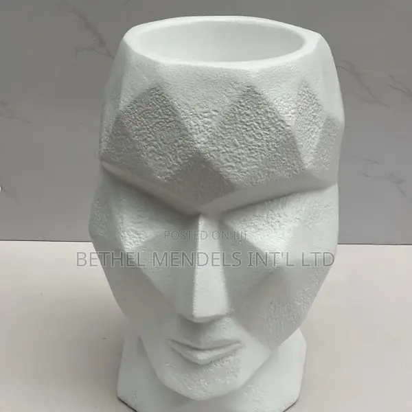 Decorative Igodo Face Vase (51cm X 21cm)