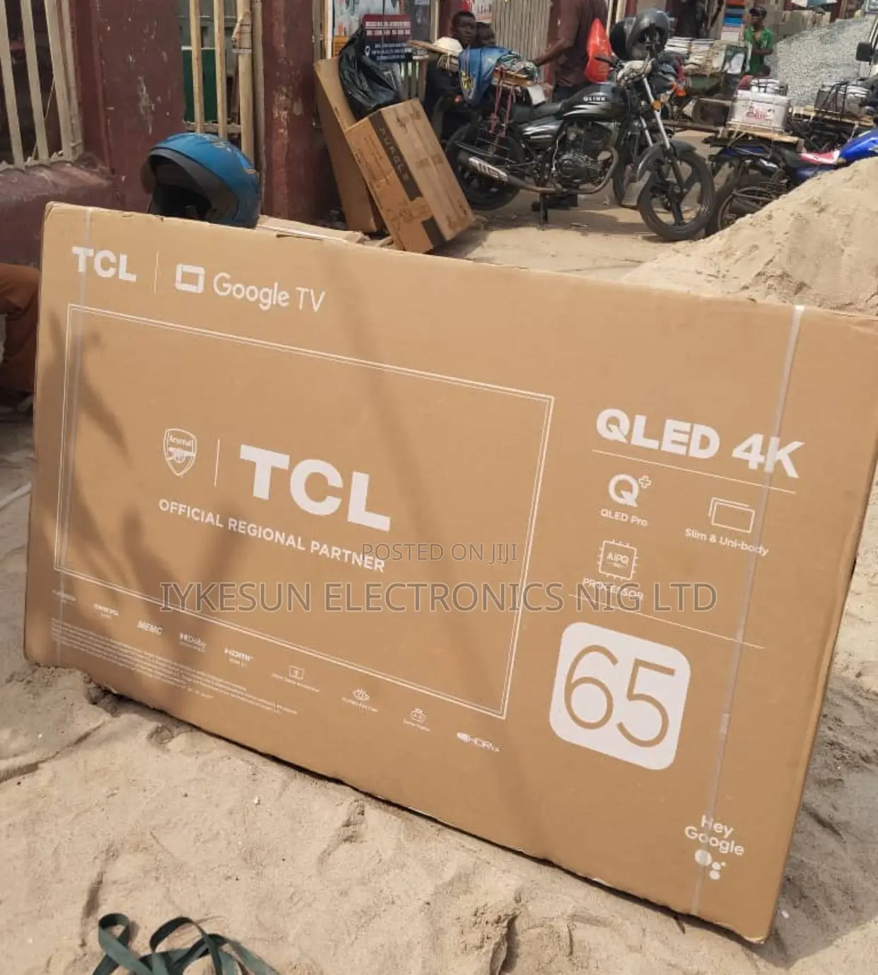 Original TCL 65” TV QLED Pro 4KUHD Smart Netflix Youtube