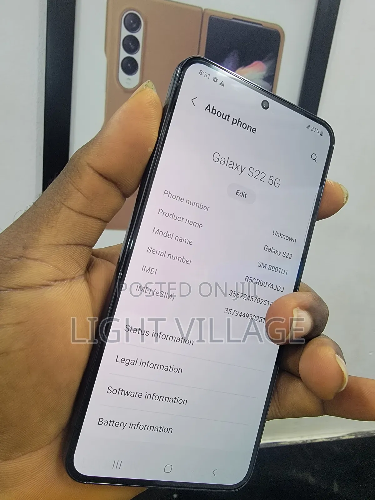 Samsung Galaxy S22 5G 128 GB Black