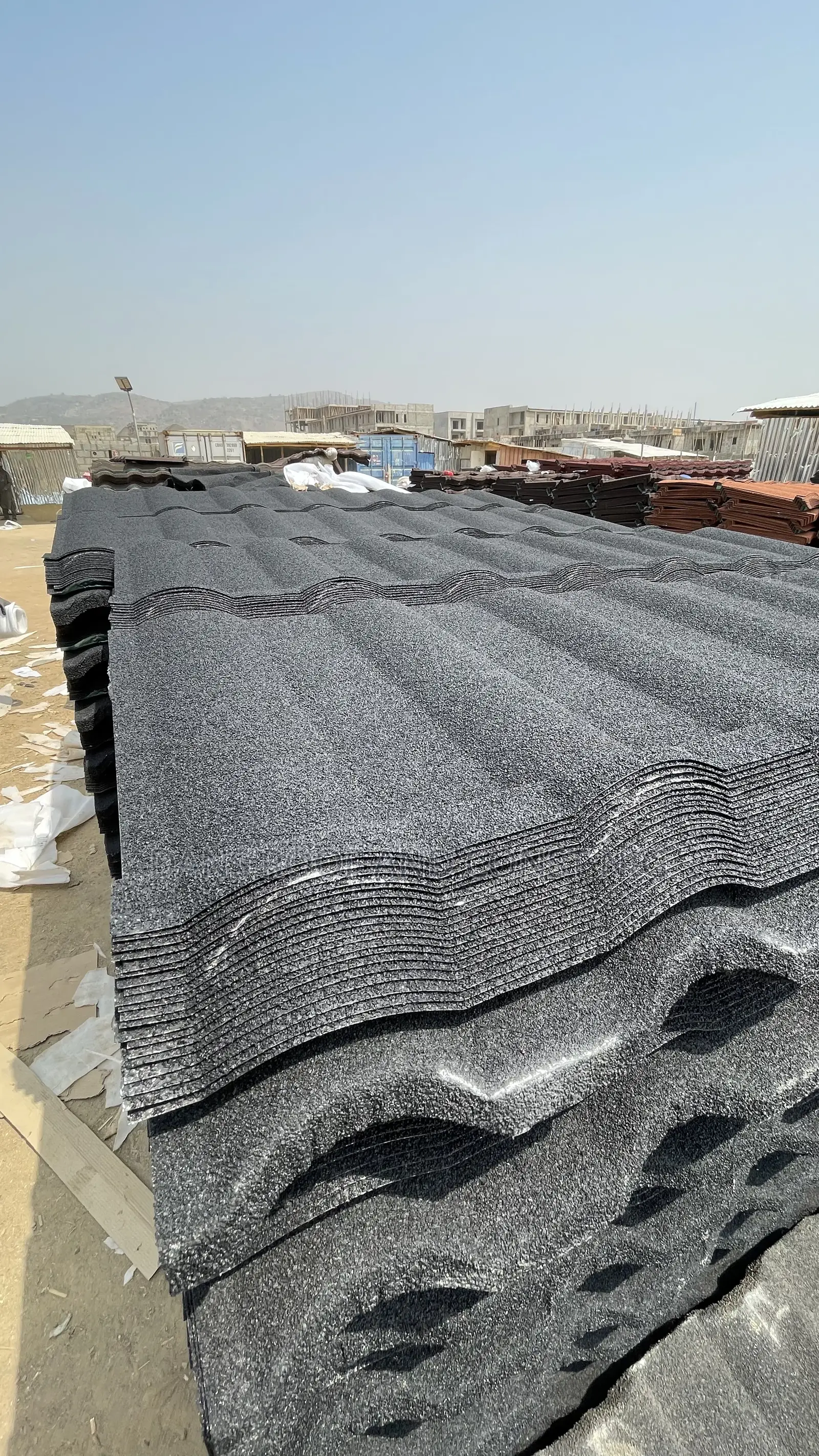 Red Classic Stone Coated Roofing Tiles
