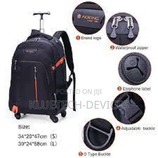 Aoking SLN67056 Backpack With Trolley Small