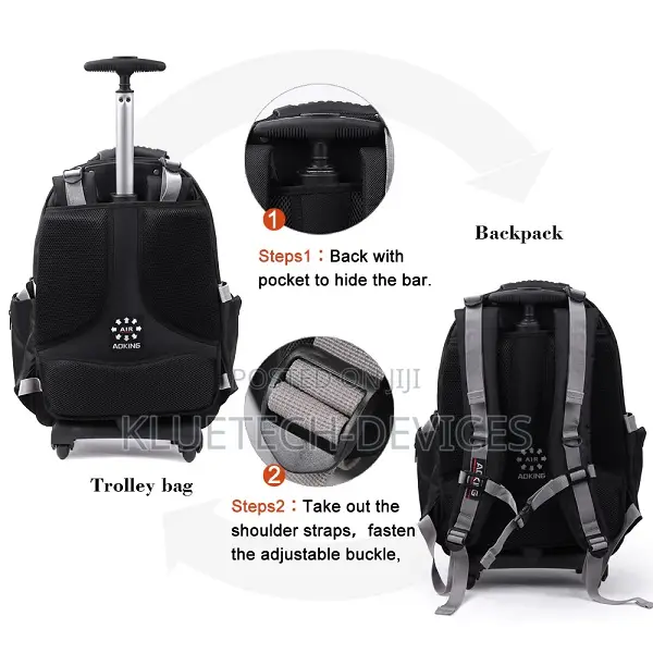 Aoking SLN67056 Backpack With Trolley Small