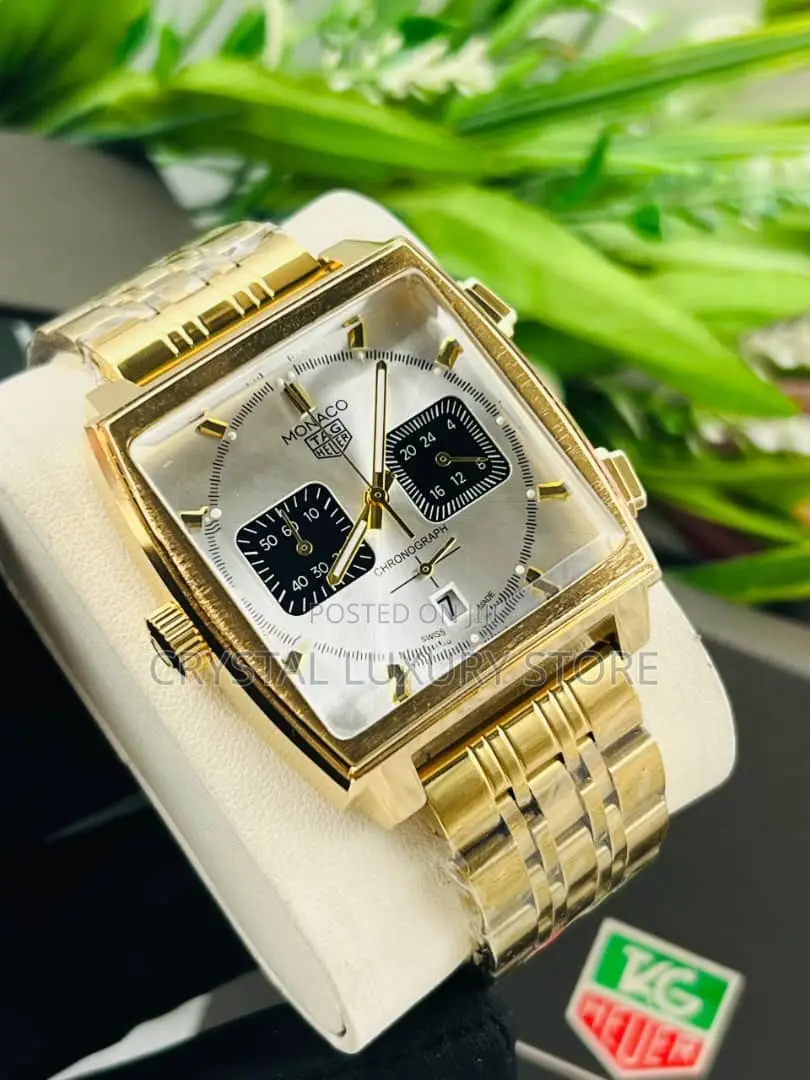 Tag Heuer Quality Luxury Men Chain Strap Wristwatch