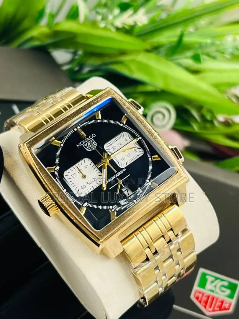 Tag Heuer Quality Luxury Men Chain Strap Wristwatch