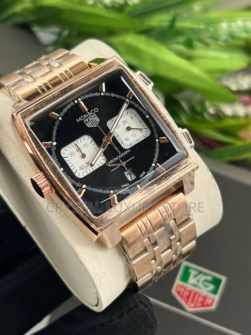 Tag Heuer Quality Luxury Men Chain Strap Wristwatch