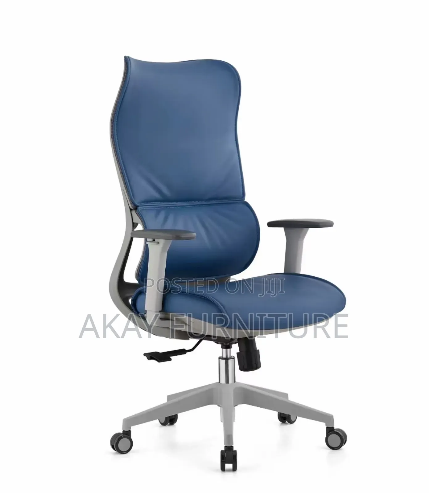 Ergonomic Leather Swivel Office Chair
