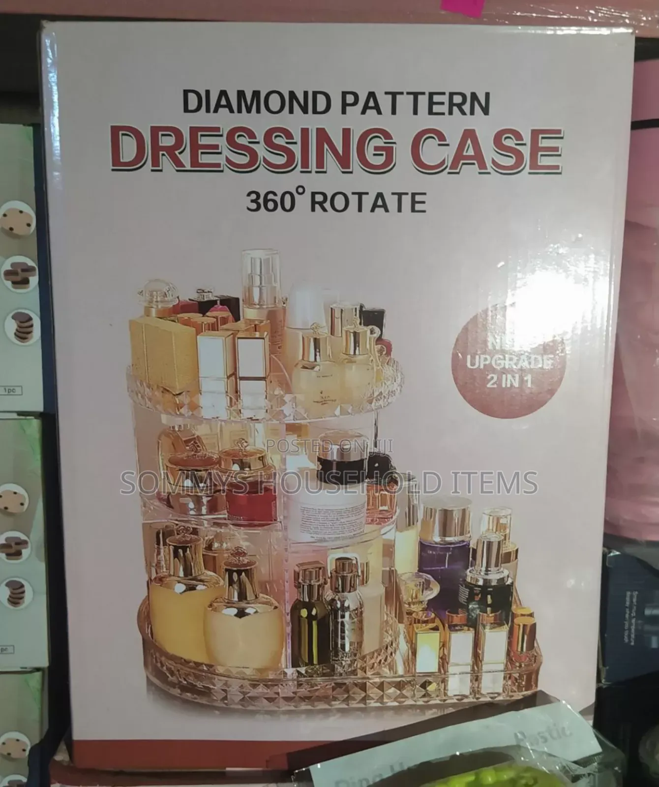 360 Rotating Makeup Organizer With Extension