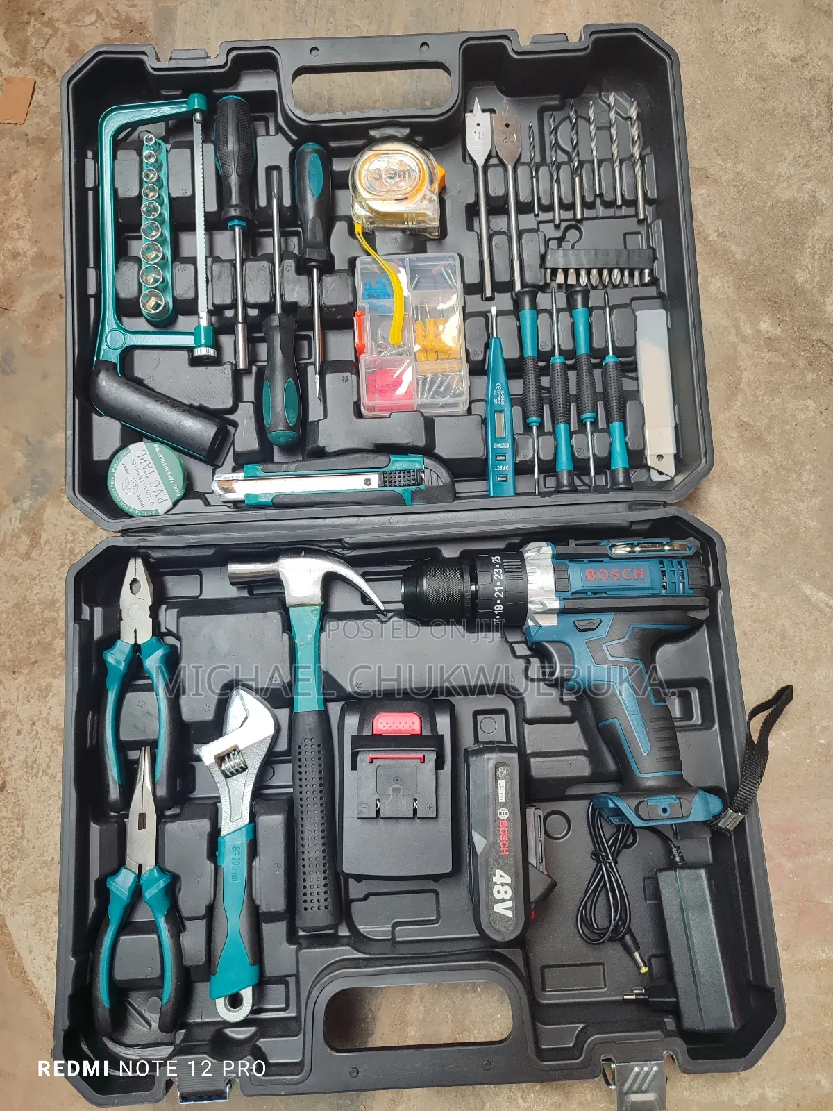 Bosch Tools Set With Drilling Machine