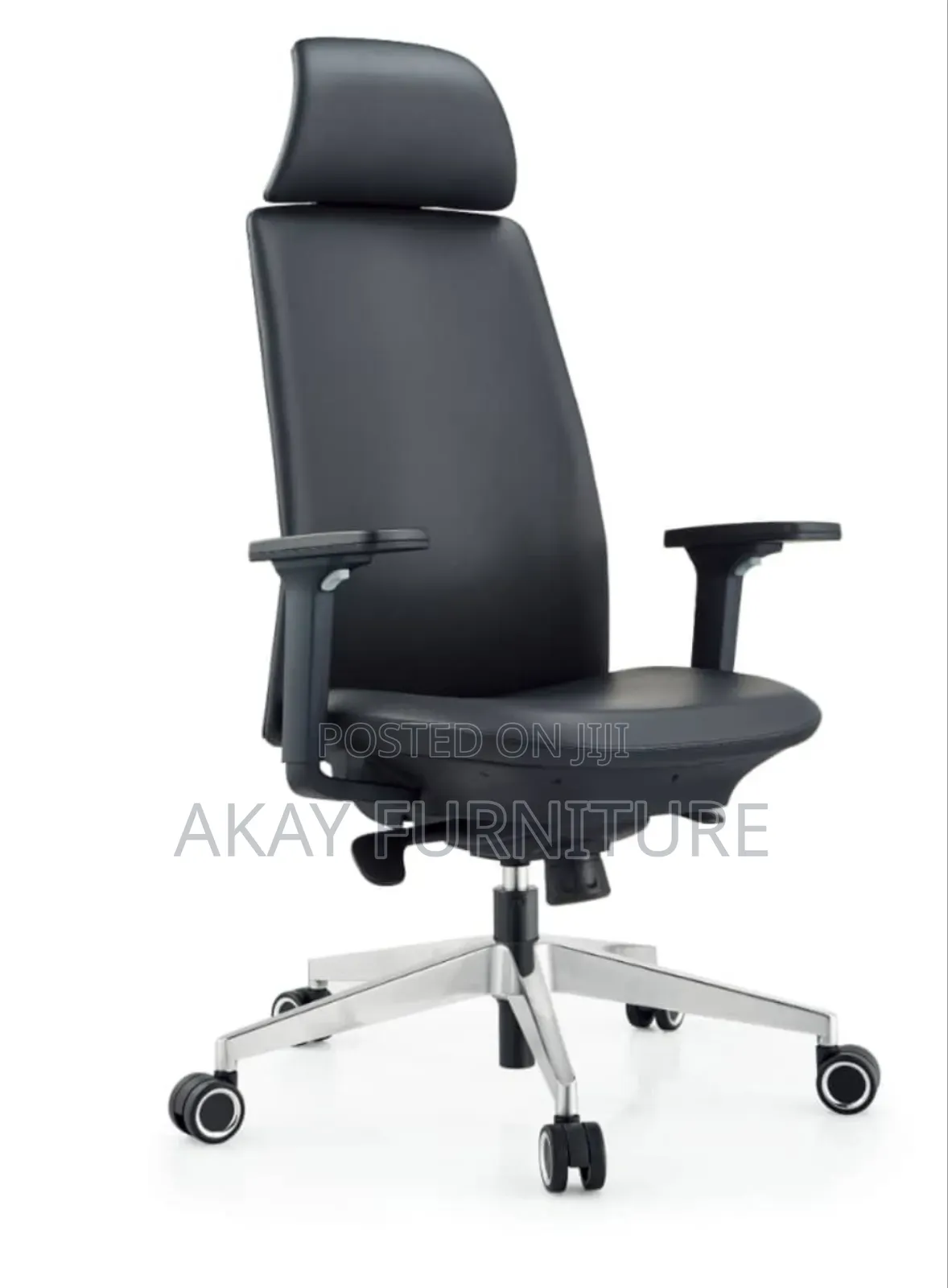 Leather Ergonomic Swivel Office Chair