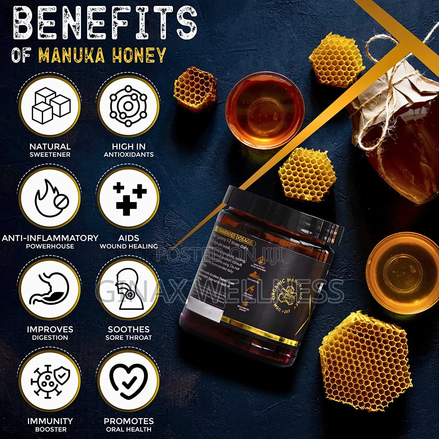 Authentic Himalayan Shilajit Gummies With Manuka Honey
