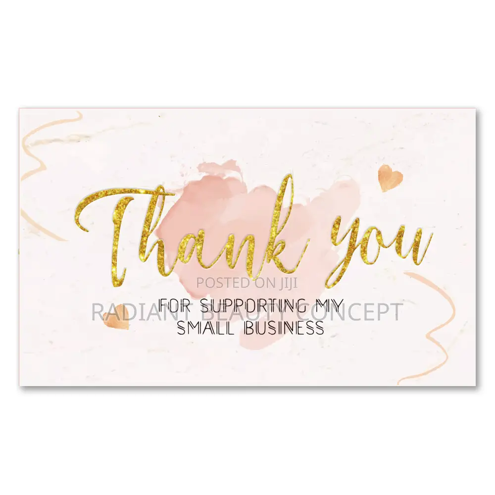 Thank You Appreciation Card 50pieces/Pack