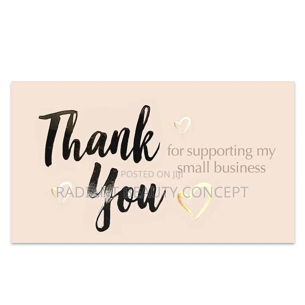 Thank You Appreciation Card 50pieces/Pack