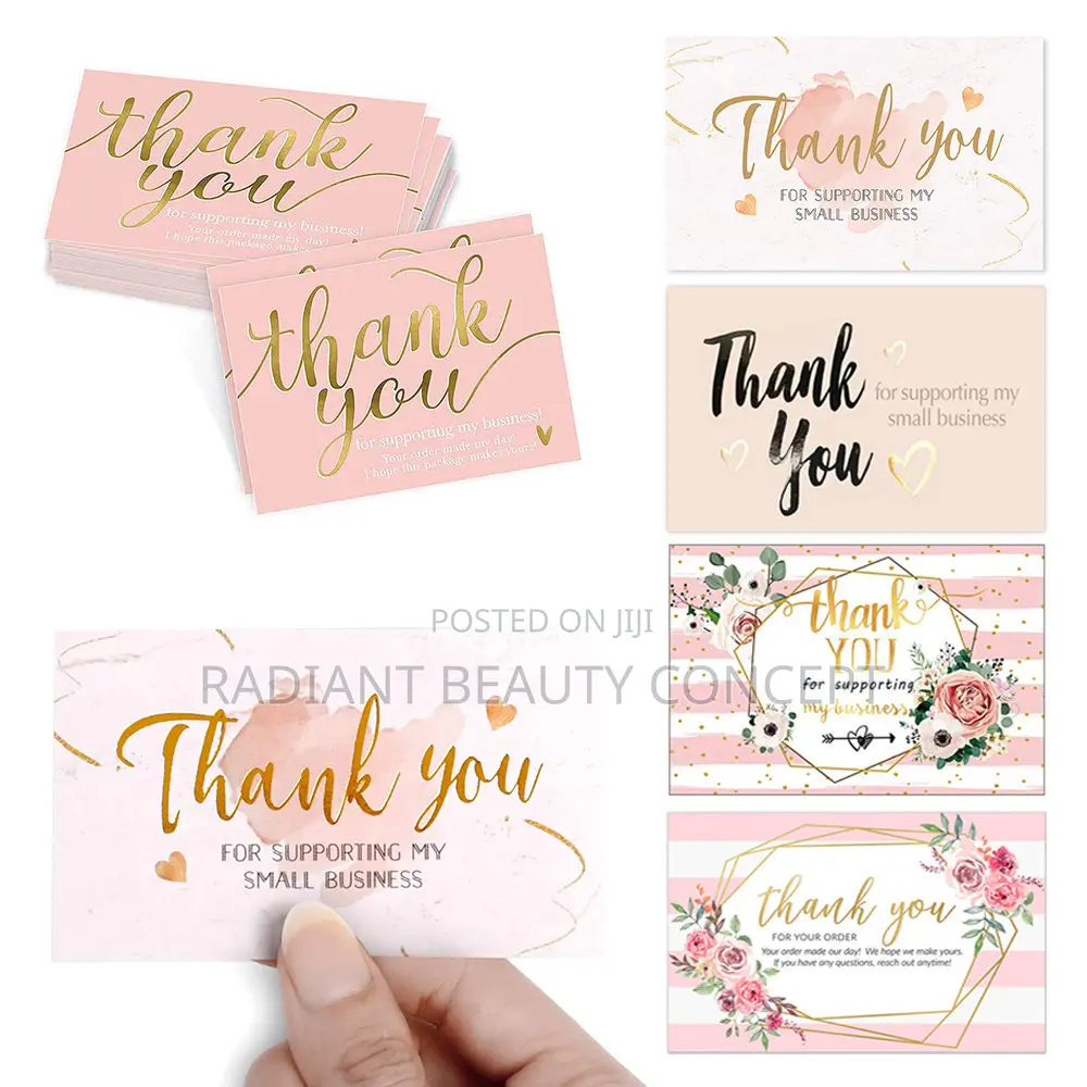 Thank You Appreciation Card 50pieces/Pack
