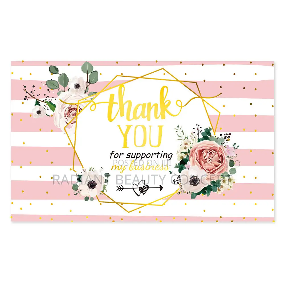 Thank You Appreciation Card 50pieces/Pack